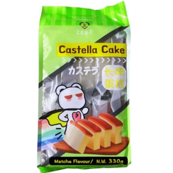 Castella Cake Gusto Matcha 330 g, Tokimeki